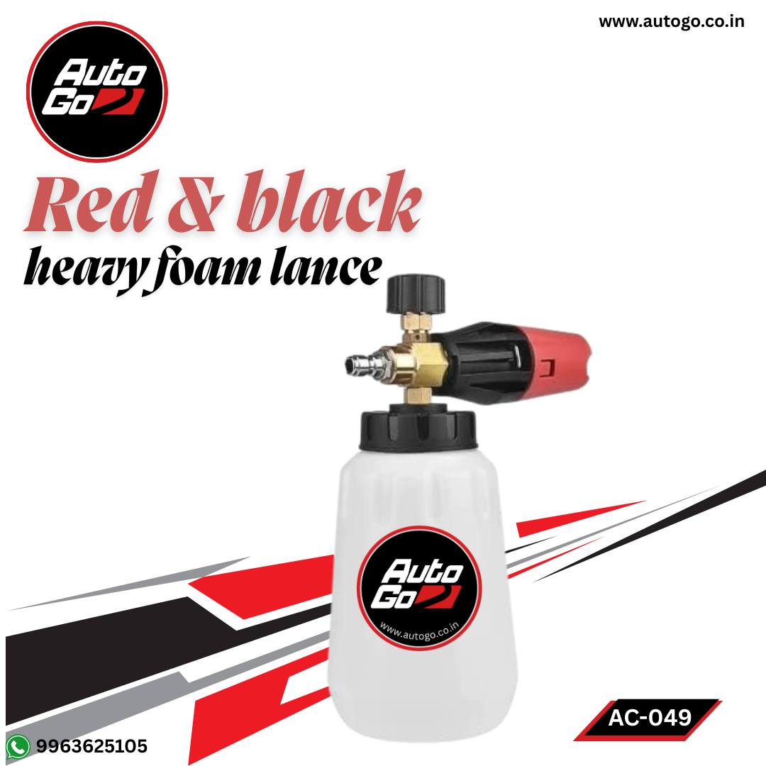 Red & Black Heavy Foam Lance