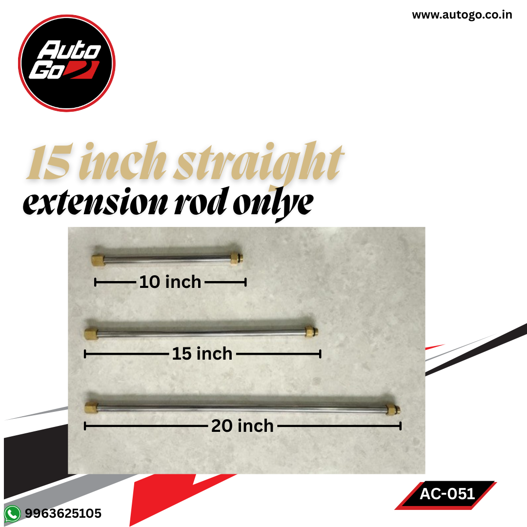 15.Inch Straight Extension Rod Onlye
