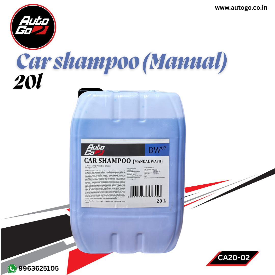 Car Shampoo (Manual Wash) - 20 L